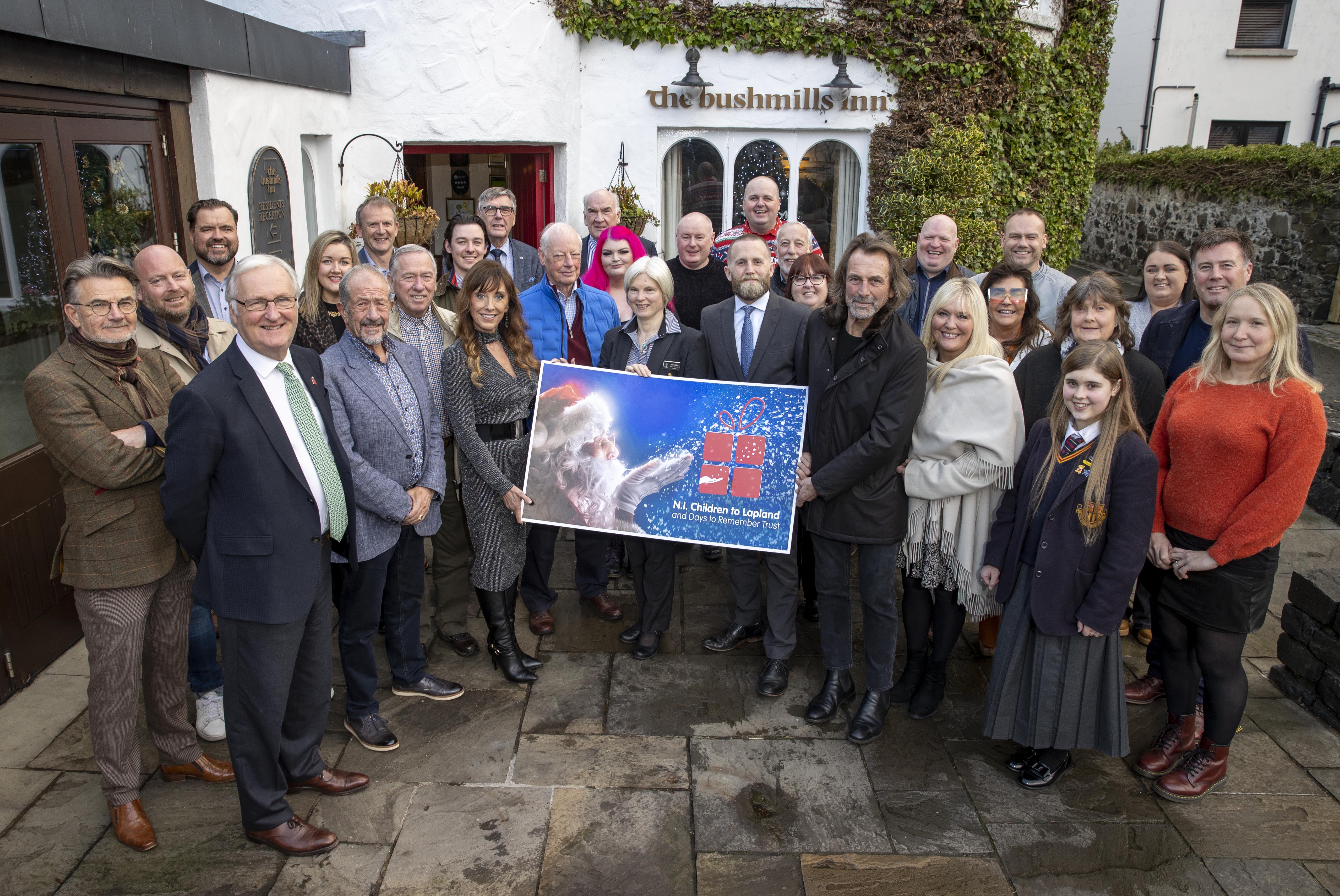 The Bushmills Inn raises £5,000 for NI charity, funding the cost of sending 5 deserving children to Lapland 