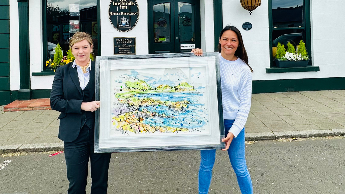 Discover the Artistry of Kathryn Callaghan at The Bushmills Inn: A Must-Visit on the Art Trail